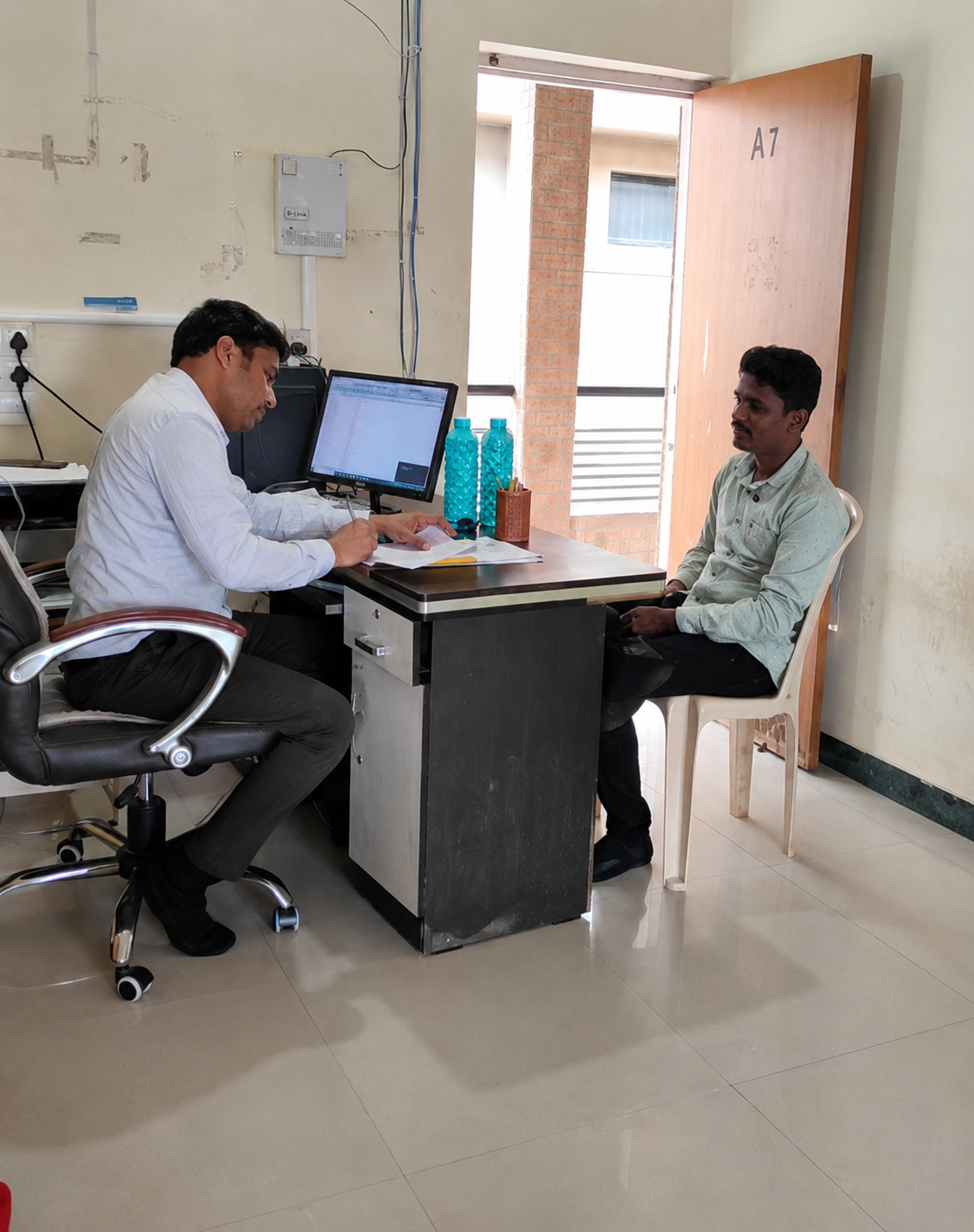 Young learners participating in a skill development training program